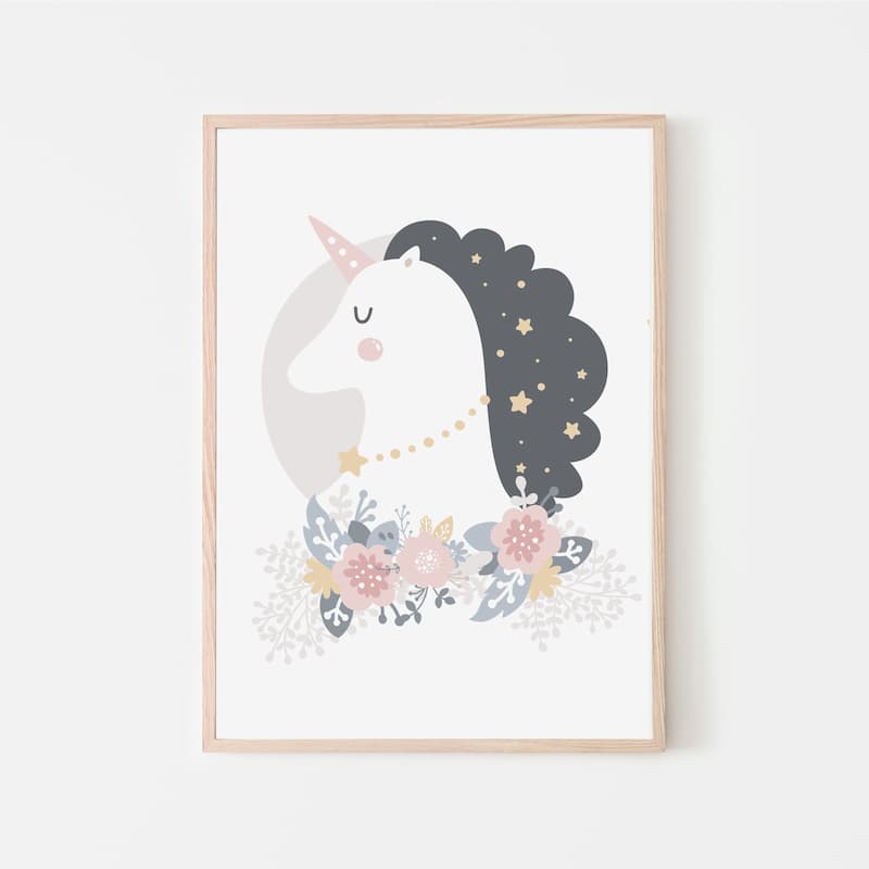 Unicorn Flowers - Wonderlust - Pompom Prints