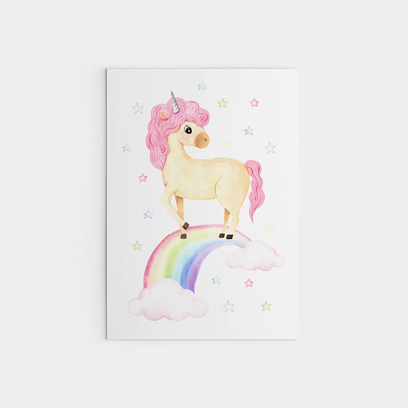 Unicorn Learning - 3 Pack - Pompom Prints