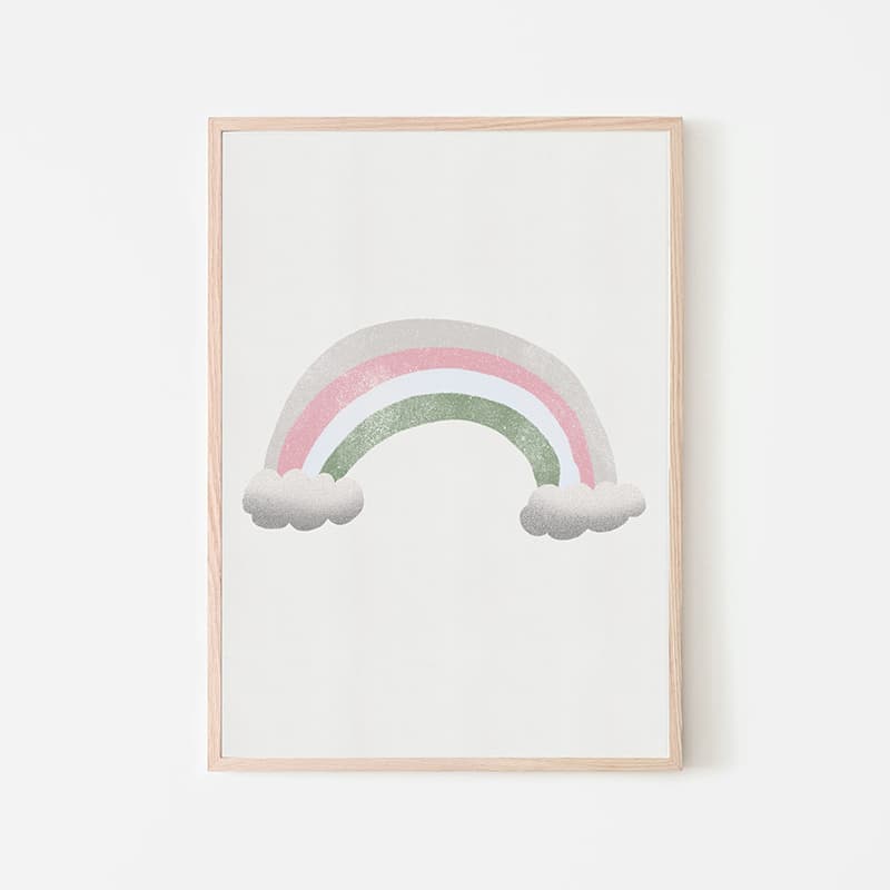 Unicorns - Unicorn Rainbow - Pompom Prints