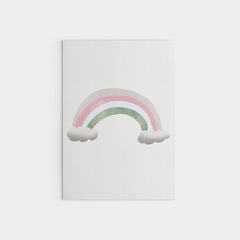 Unicorns - Unicorn Rainbow - Pompom Prints