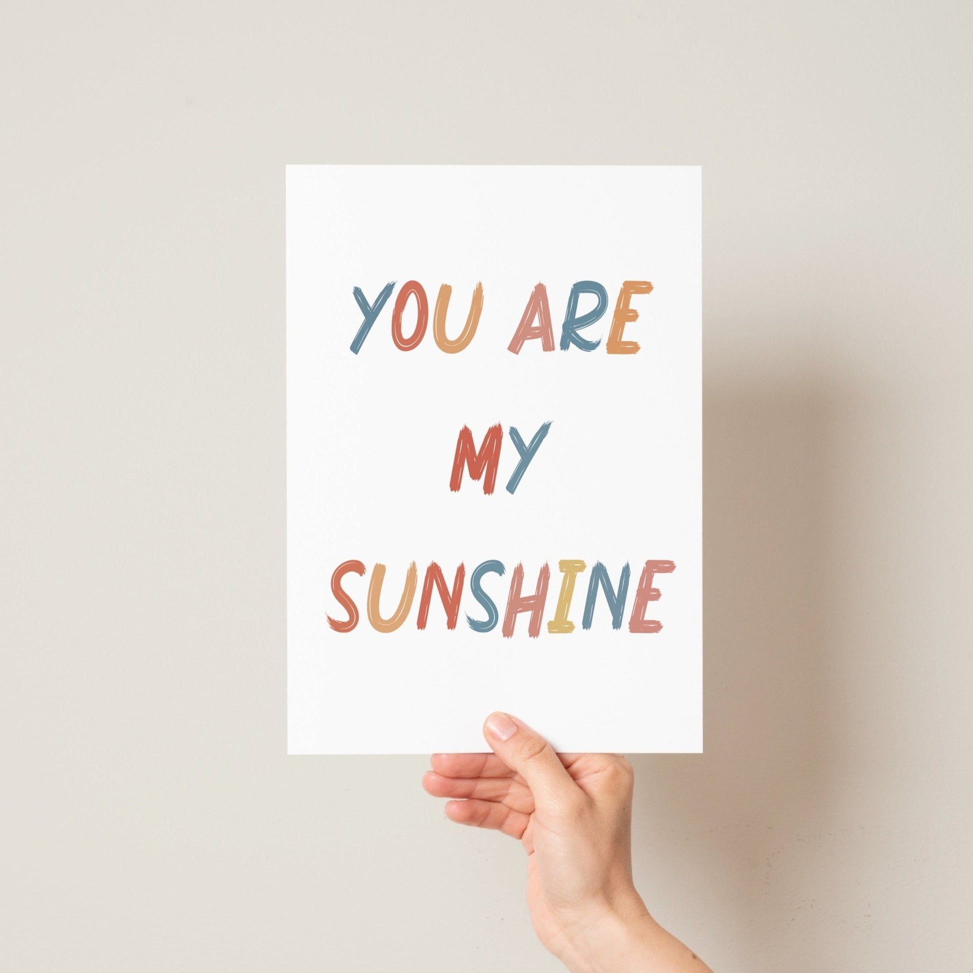 You are my sunshine - 3 set - Pompom Prints